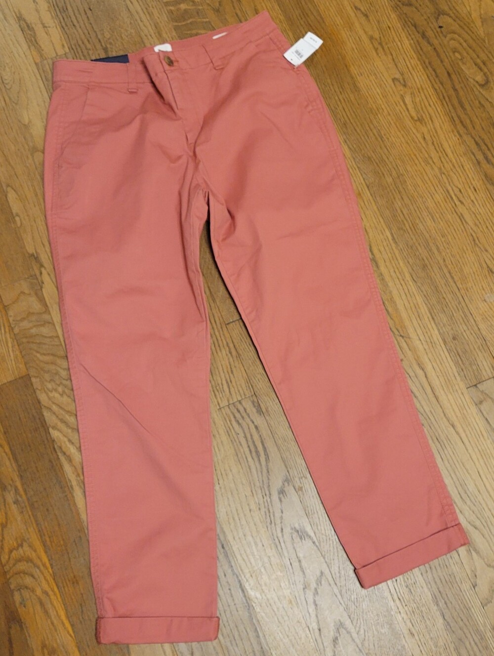 GAP Straight-Leg Pants in Dusty Rose